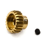 7075 Alloy 48 Pitch Hard Coated Pinion Gear 22T for 3.17mm Shaft