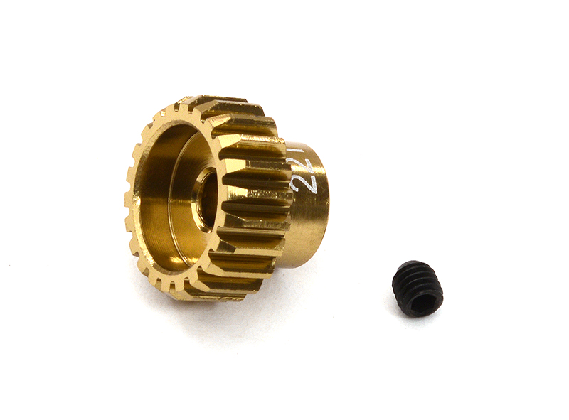 C32351 7075 Alloy 48 Pitch Hard Coated Pinion Gear 22T for 3.17mm Shaft - Image 1