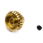 7075 Alloy 48 Pitch Hard Coating Pinion 24T, 3.17mm Bore/Shaft