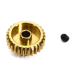 7075 Alloy 48 Pitch Hard Coating Pinion 27T, 3.17mm Bore/Shaft