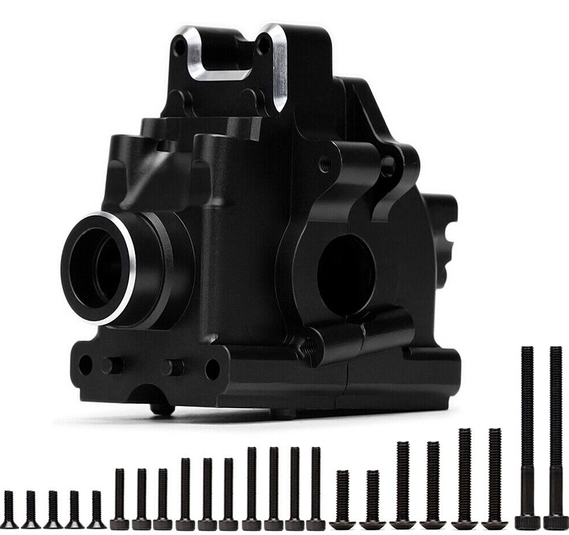 C32477BLACK Alloy Machined Bulkhead Set for Traxxas 1/8 Sledge 4WD Monster Truck 9529 - Image 1