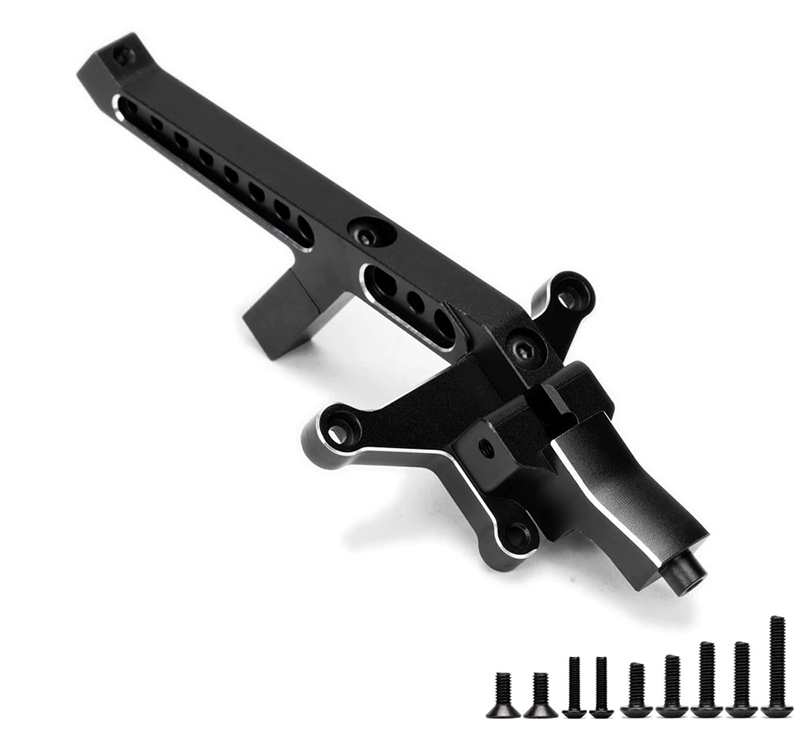 C32478BLACK Alloy Machined Front Chassis Brace for Traxxas 1/8 Sledge 4WD Monster Truck 9520 - Image 1