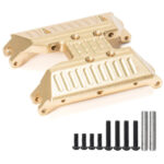 Brass Machined Center Lower Gearbox Plate 108g for 1/18 UTB18 Capra 4WD