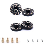 Brass Alloy Wheel Hex (4) Set 16g Each for Traxxas 1/18 TRX-4M Crawler 9750