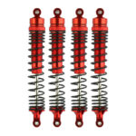 Red Alloy Machined Shock Set (4pcs) for Losi 1/8 LMT 1.0 4WD Monster Truck