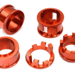 4-Step 15-24mm Adj Spring Spacers for Arrma 1/10 Kraton 4X4 4S ARAC9091 ARAC9092