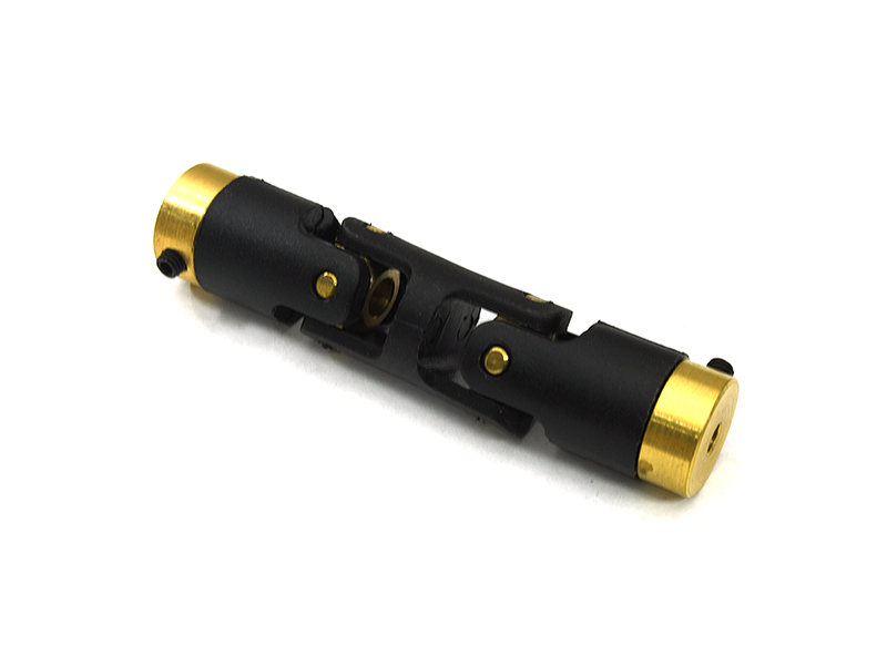 C32994 Motor Coupler Double Joint L=63mm O.D.=13mm 3.17mm to 2mm for RC Boat - Image 1