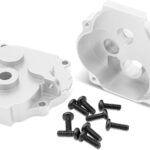 Silver Alloy Machined Main Gearbox Housing for Traxxas 1/18 TRX-4M Crawler 9747
