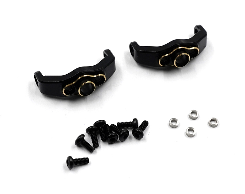 C33030 Brass Alloy Machined Caster Blocks for Traxxas 1/18 TRX-4M Scale Crawler 9732 - Image 1