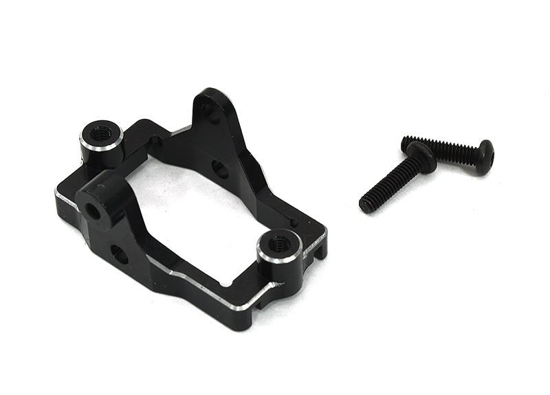 C33032 Alloy Machined Servo Mount for Traxxas 1/18 TRX-4M Crawler - Black 9739 - Image 1