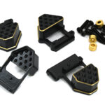 Brass Alloy Shock Towers (4) 50g Total for Traxxas 1/18 TRX-4M Crawler 9826