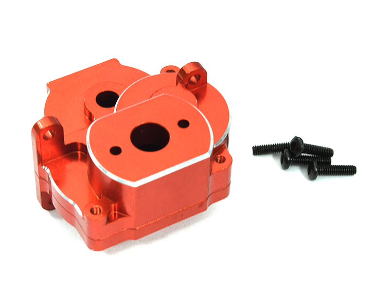C33035RED Alloy Machined Main Gearbox Housing for Traxxas 1/18 TRX-4M Crawler 9747 - Image 1