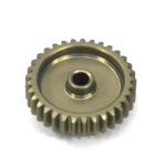 7075 Alloy Machined Mod 0.6 Pinion Gear 33T, 3.17mm Bore/Shaft for Brushless R/C