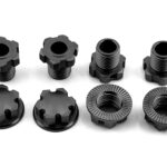 Alloy Machined 17mm Hex Hubs (4) for Traxxas Sledge & E-Revo 2.0 (2018+) 8654