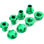 Alloy Machined 17mm Hex Hubs (4) for Traxxas Sledge & E-Revo 2.0 (2018+) 8654