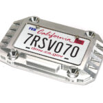 Realistic License Plate w/ Alloy Frame for Axial 1/6 SCX6 250008
