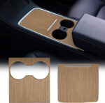 PVC Wood Grain Center Console Wrap for Tesla 2021-2023 Model 3/Y - Image 2