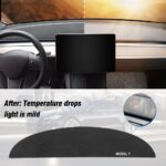 Flannel Dashboard Cover Pad for Tesla 21-23 Model 3 - Image 2