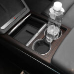 Black Silicone Central Control Upper Storage Pad for Tesla 22-24 Model S/X - Image 3