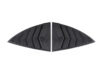 Carbon ABS Rear Triangular Window Blinds for Tesla 21-24 Model Y