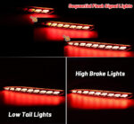 Red Housing Full LED Rear Bumper Fog Reflex Lamp for Tesla Model Y - Image 4