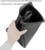 Black Rear Storage Box w/ Cover for 5-Seater Full Carpet Tesla 23-24 Model Y - Image 2