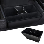 Flocking ABS Rear Center Console Storage Organizer for Tesla 20-24 Model Y - Image 2