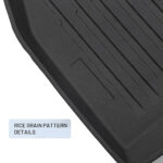 Black TPE Plastic Weather Frunk Mat w/ Pattern for Tesla 24 Model 3 - Image 3