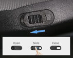 Black Plastic Webcam Cover for Tesla Model 3/Y - Image 2