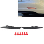 Black Housing Full LED Rear Bumper Fog Reflex Lamp for Tesla 17-23 Model 3 - Image 2
