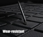 Black TPE Plastic Weather Lower Trunk Mat for Tesla 20-24 Model Y 5 Seats - Image 3