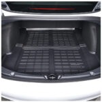 Black TPE Plastic Large Trunk Mat for Tesla 20-24 Model Y 5 Seats - Image 2