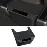 Black ABS Rear Center Console Storage Box for Tesla 20-24 Model Y - Image 3