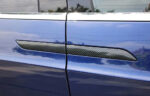 Carbon Fiber Pattern Door Handle Protector Decals for Tesla Model X - Image 3