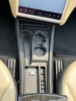 Black Plastic Center Console Storage w/ Cup Holder for Tesla 2012-2015 Model S/X - Image 4