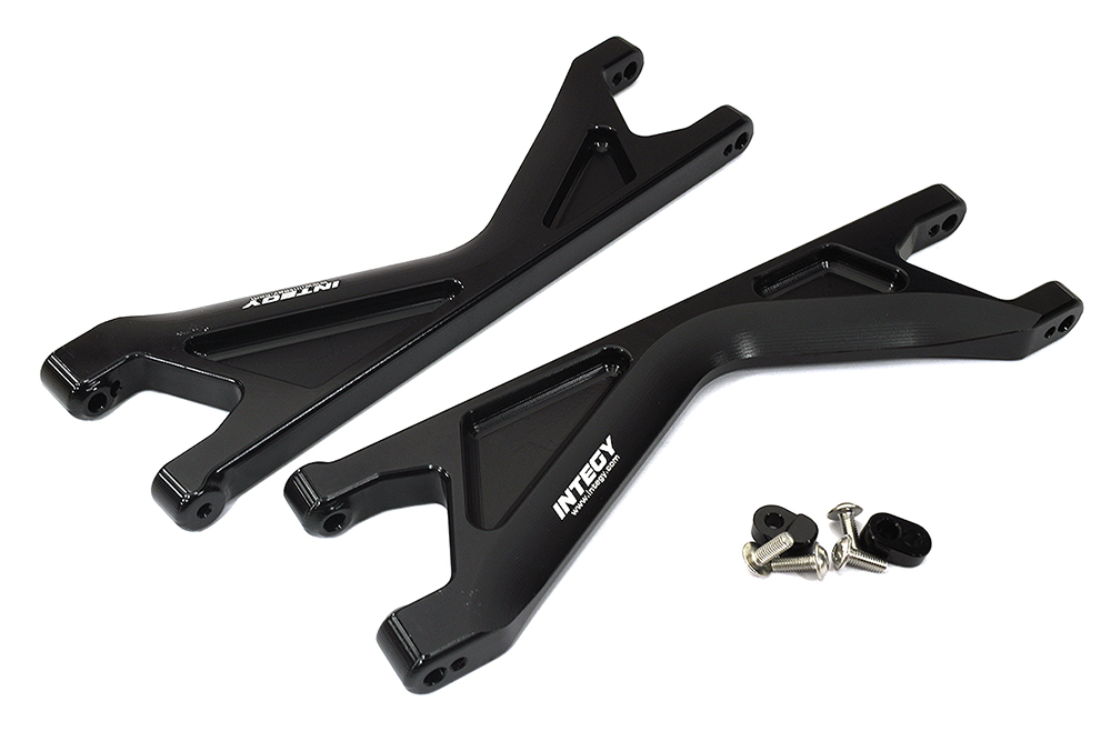C33576BLACK Billet Machined Upper Arms for Traxxas X-Maxx 4X4 8S 7729 - Image 1