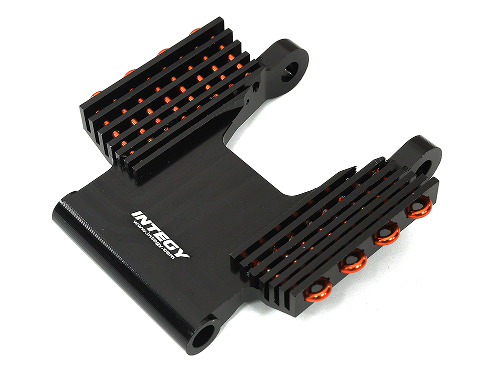 C33650BLACK Billet Machined Crash Structure Radiator for Losi 1/4 Promoto-MX Motorcycle - Image 1