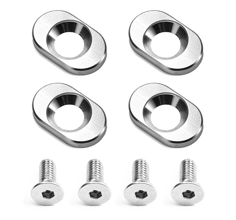 C33715SILVER Locked 13-52T Motor Mount Screws & Spacers for Traxxas 1/8 Sledge 4WD - Image 1