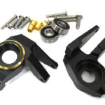 Brass HD Steering Blocks w/ 8x22mm Bearings 372g Total for Axial SCX6 Crawler