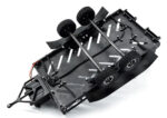 Machined Alloy Dual Axle Flatbed RC Car Trailer Kit in Black, 1/16-1/18 - Image 3