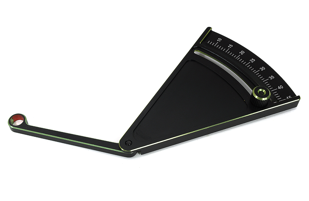 C33827BLACKGREEN Professional Black Green Ride Height Gauge for On-Road & Off-Road (10-45mm) - Image 1