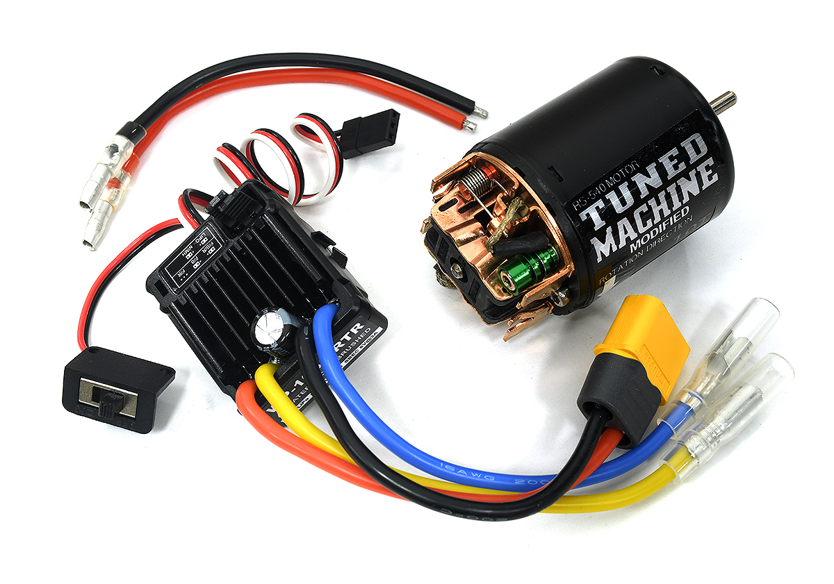C33991 Scale Off-Road Edition Waterproof WP-1060 ESC & 19T Drive Motor 540 Size - Image 1