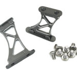 Realistic Alloy Rear Wing Mount (37mm) for 1/10 Size Drift & Touring Car