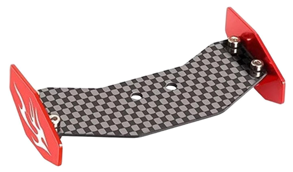 C34053RED Carbon Rear Wing Spoiler for Losi 1/24 Micro-B 2WD Buggy RC - Image 1