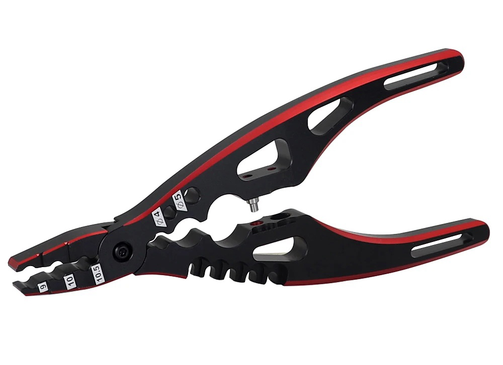 C34054RED Multipurpose Maintenance Pliers w/ Ball End Tool for RC Shocks - Image 1