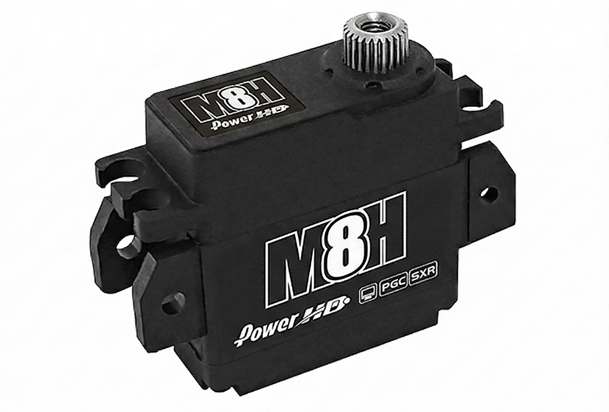 C34158 Power HD M8H Coreless Motor Titanium & Steel Gear Micro Servo 118.0oz / 0.065sec - Image 1