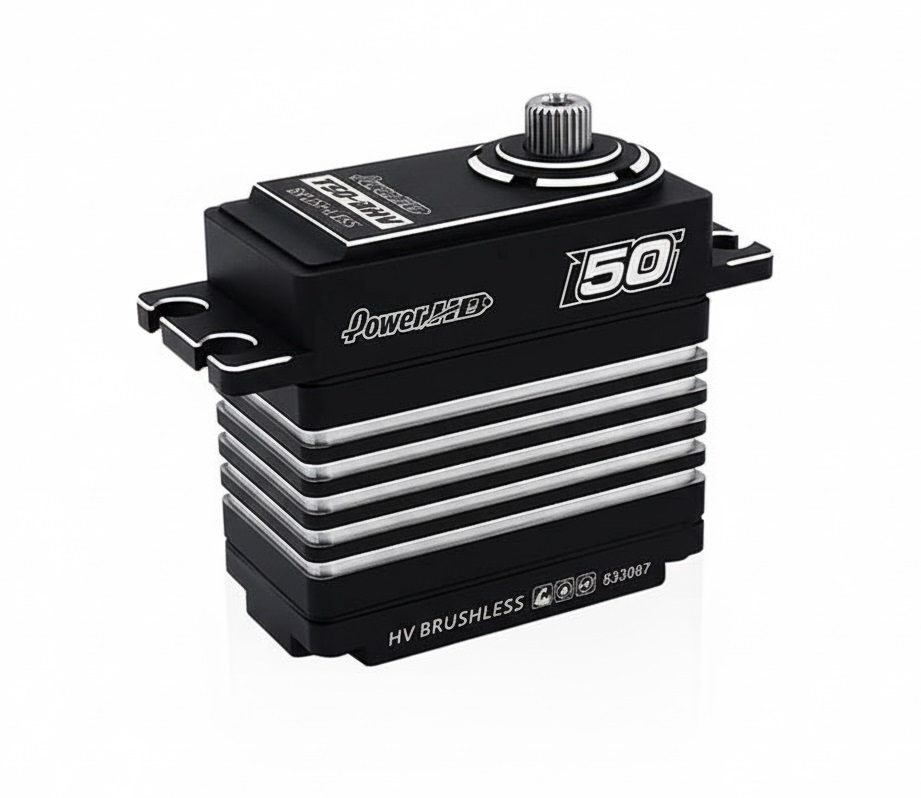 C34170 Power HD T50-BHV High Voltage Brushless Steel Gear Servo 50kg-cm 8.4V / 0.065s - Image 1