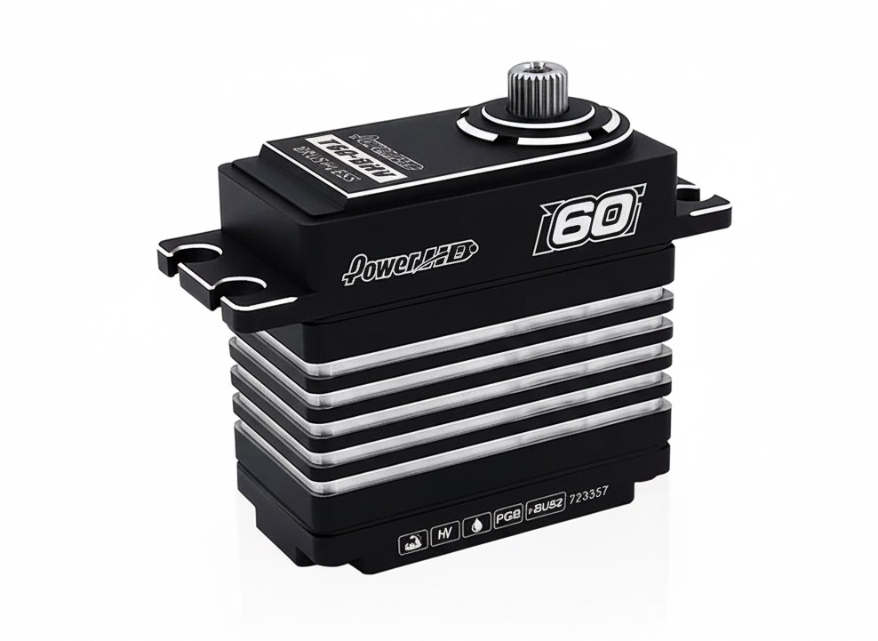 C34171 Power HD T60-BHV High Voltage Brushless Steel Gear Servo 60kg-cm 8.4V / 0.080sec - Image 1