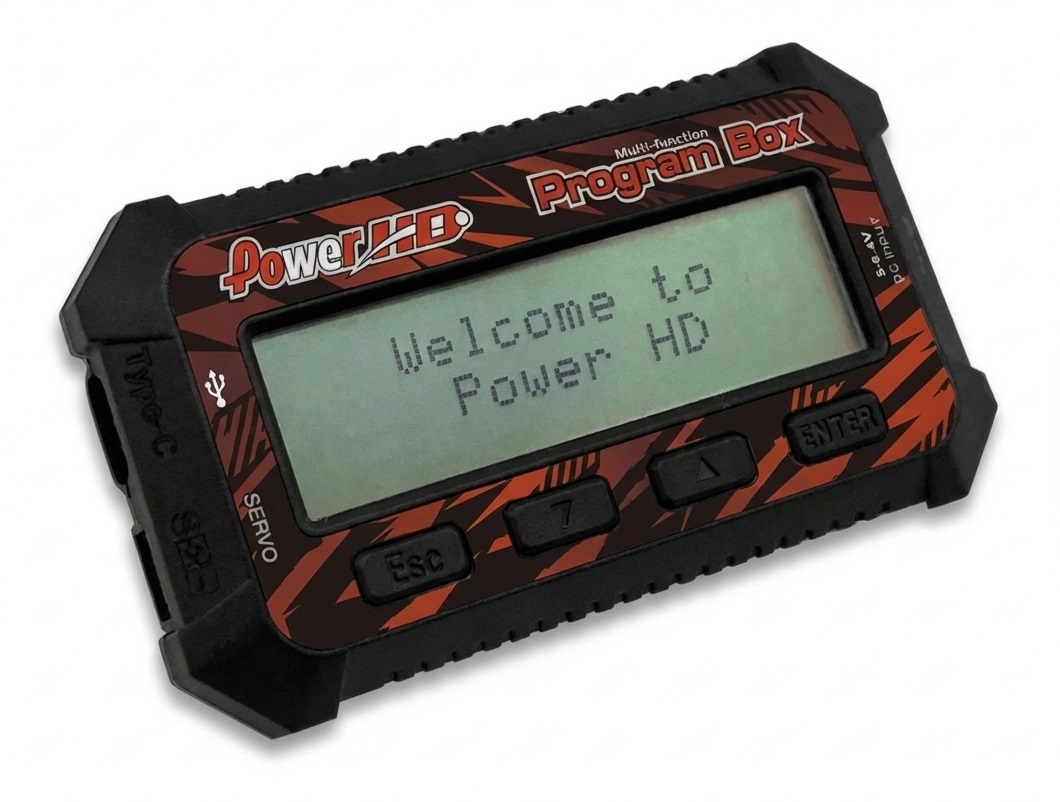 C34188 Power HD PG-CB63 Multi-Function Servo Programming Box - Voltage 5-8.4V DC - Image 1