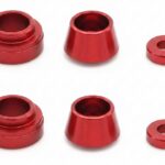 Aluminum Alloy Front Steering Cup Pad Spacer Arm Bushing for Tamiya TT02